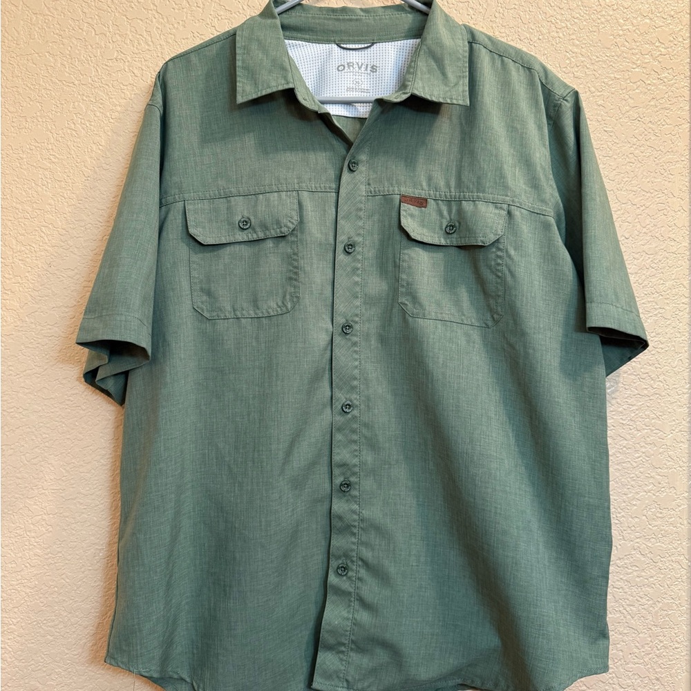 Orvis Men's Sage Button-Down Shirt